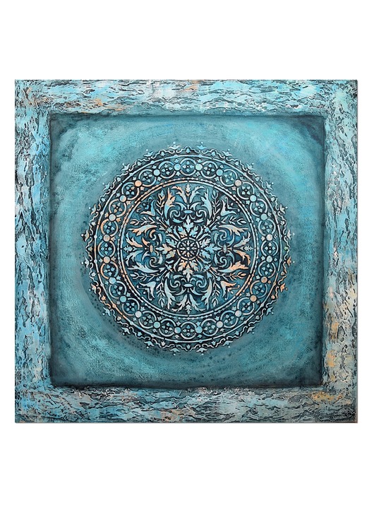 obrazy Mandala 41 obraz do salonu malowany na płótnie 3D