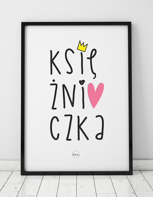 plakat. księżniczka (format A3) Love Life and Forest