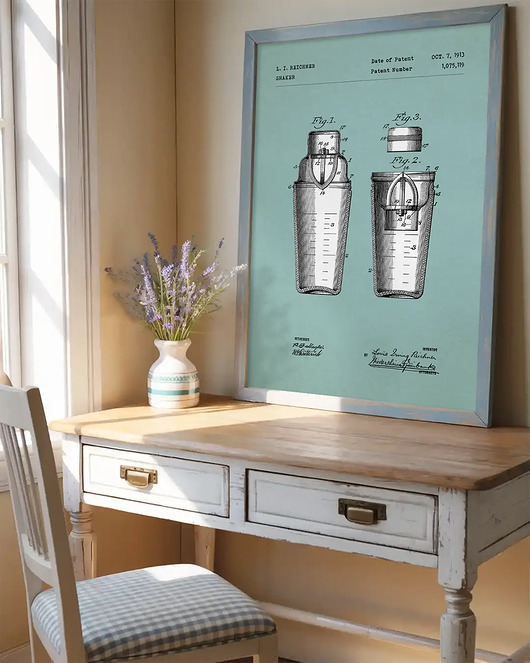 plakaty Plakat Szejker / Shaker - 50x70 cm - dekoracja kuchni