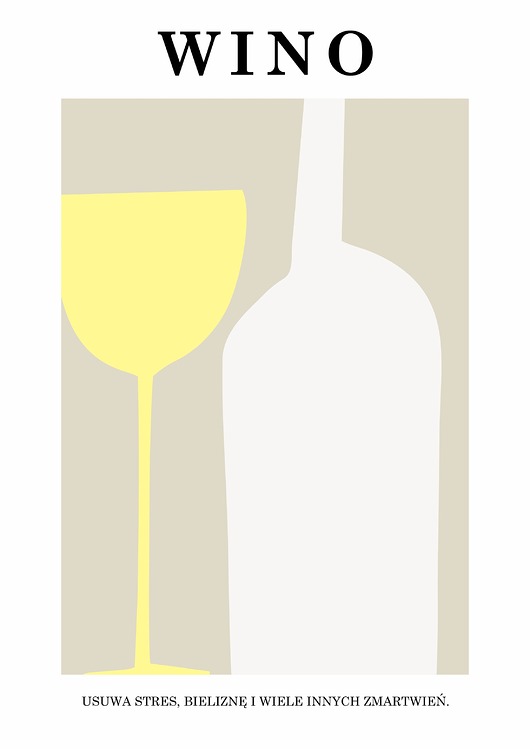 plakaty Plakat Wino