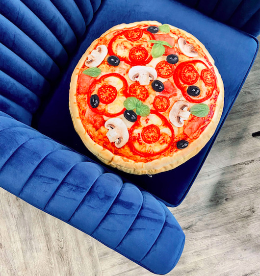 Poduszka wielka gruba Pizza jak prawdziwa poduszkownia