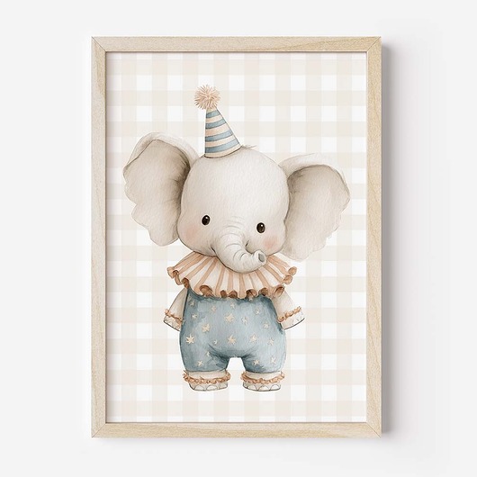 obrazy i plakaty do pokoju dziecięcego Plakat Na Ścianę Dla Dzieci Bajkowy Cyrk nr. 6