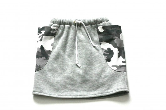 Mini spódnica smock
