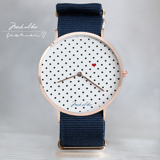 - 12 % Love Dots  - Złoty Makaliboo