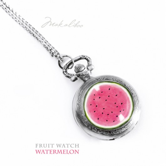 Naszyjnik - Zegarek - Watermelon Makaliboo