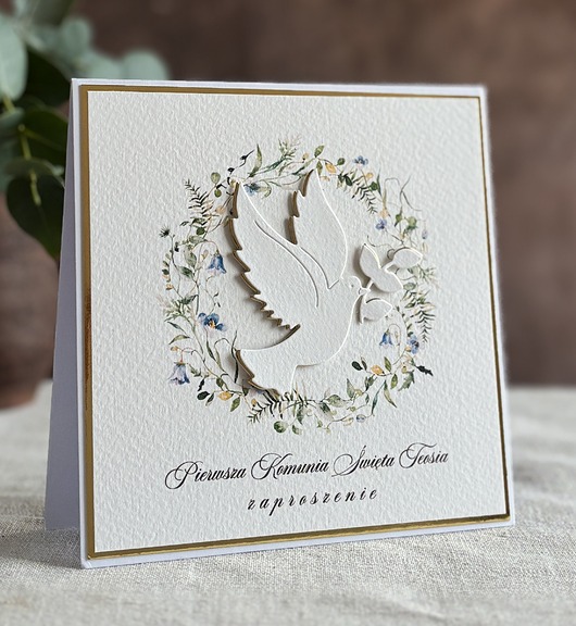 zaproszenia na komunię Zaproszenia na komunię, wzór 55