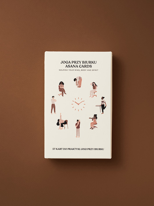 akcesoria do jogi Karty do jogi przy biurku Asana Cards - język polski