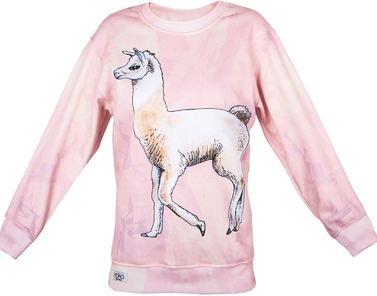 Bluza damska LAMA PINK roho clothing
