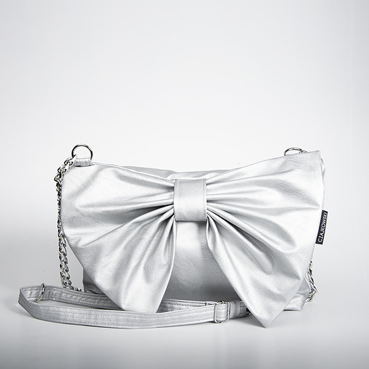 torby na ramię Torebka Mini Bow Silver
