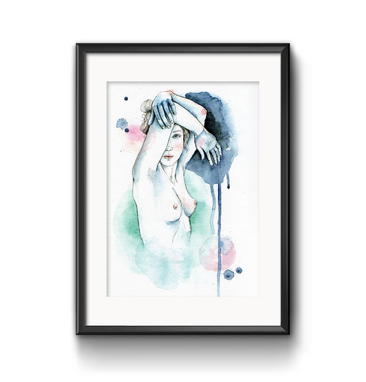 Dziewczyna 5, 21x30 cm, A4 JUST ILUST Justyna Małczak