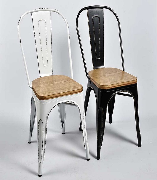 Krzesło Spring Black/ White 84,5x44x52,5 cm  Home Design