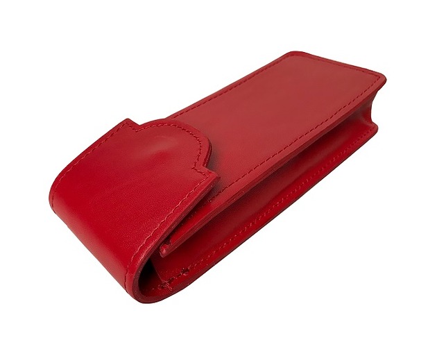 piórniki Etui na 3 pióra długopisy czerwone