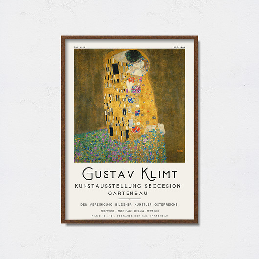 Gustav Klimt plakat do wystawy Pas De LArt