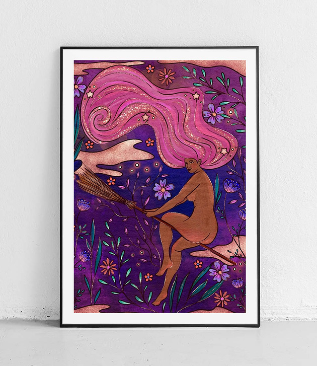 plakaty Plakat Magia i Kwiaty w Ruchu