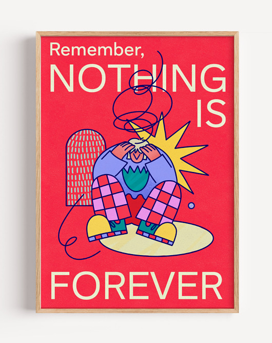 plakaty Plakat Nothing is forever