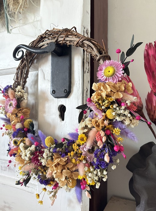 wianki Wianek naturalny wiosenny energetyczne kolory