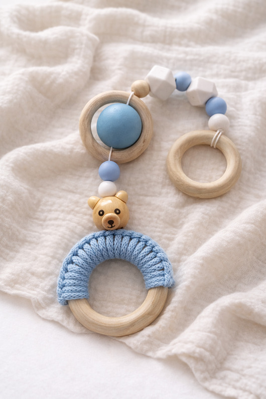 zabawki - inne Drewniana zawieszka sensoryczna dla dziecka