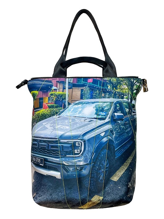 torby i nerki męskie Foto MIMA bag UNI vege print