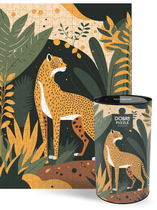 puzzle dla dzieci Cheetah Puzzle 500 Elementów