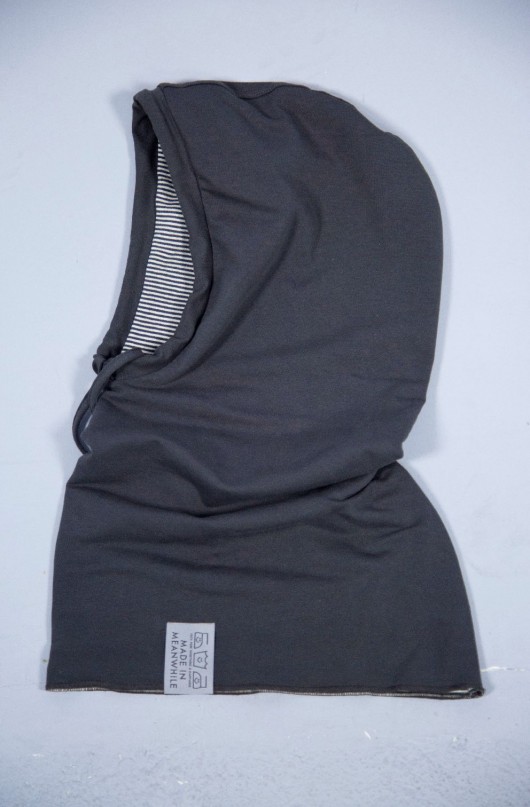 Czapka COTTON BEANIE DWUSTRONNA grafit MADE IN MEANWHILE