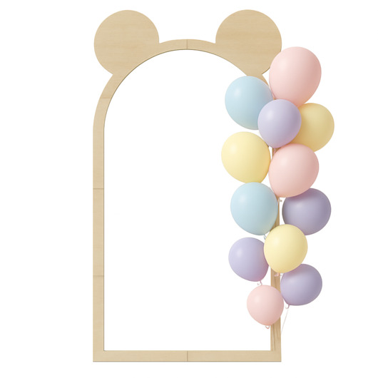 dekoracje - na ścianę Girlanda Łuk na Baby Shower Chrzest Urodziny Ścianka Stelaż Tło do Zdjęć