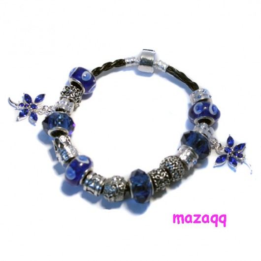 Bransoletka granatowa (21cm) mazaqq