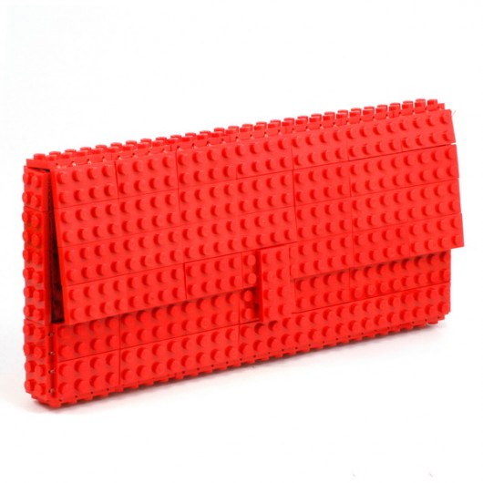 Czerwona kopertówka z klocków LEGO&#174; agabag