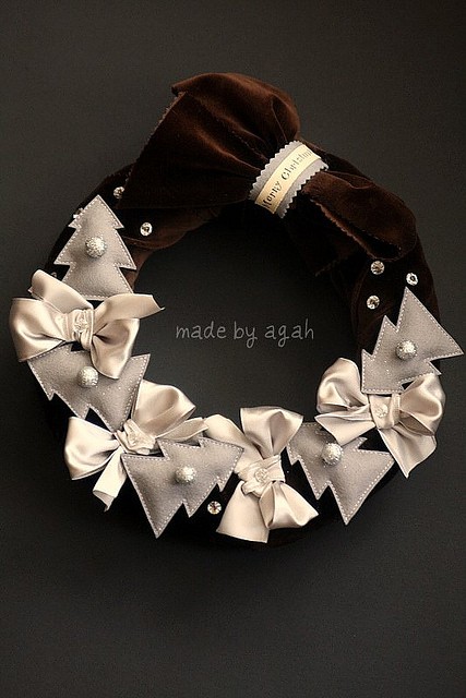 Wianek {Silver Christmas} made by agah