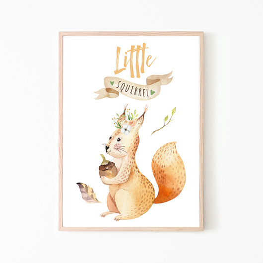 PLAKAT, OBRAZEK leśna ferajna Nr.9 Dekoracjan