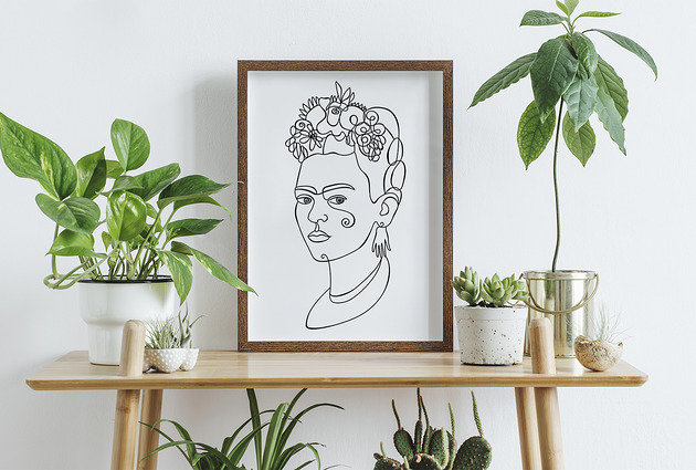 Plakat kreska - frida 2 Gabriela Krawczyk