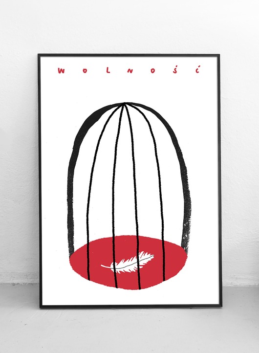 plakaty Plakat Wolność