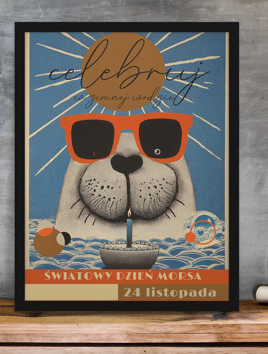 plakaty Plakat światowy dzień morsa