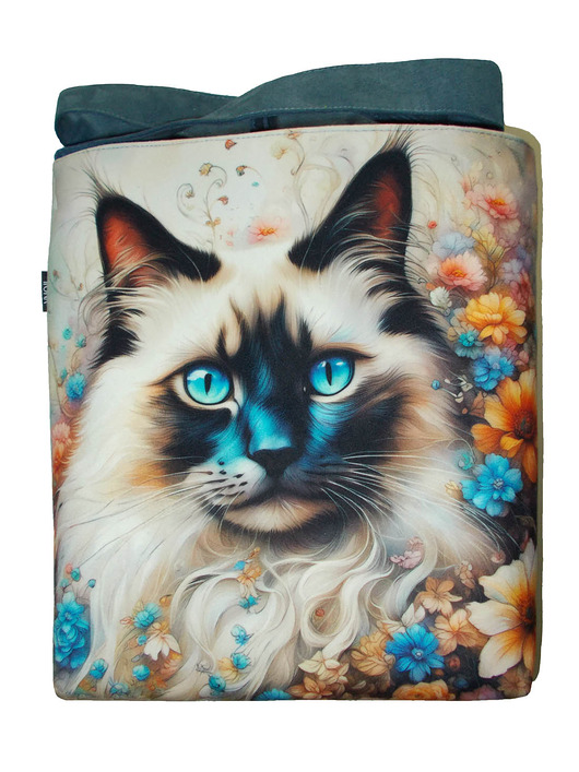 torby na ramię Kot w kwiatach