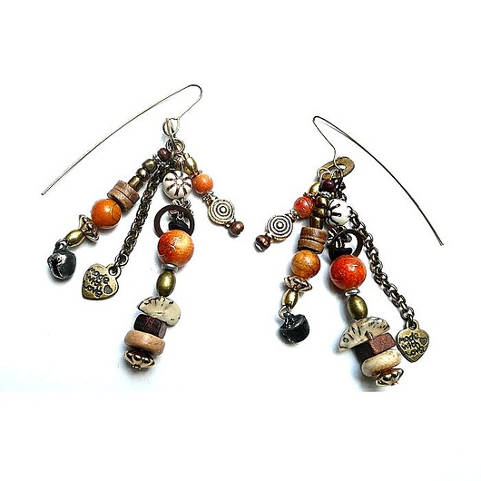 Koczyki dla wielbicielki BOHO style, handmade Galeria Limart
