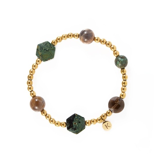 bransoletki z kamieni naturalnych Bransoletka w kolorach ziemi