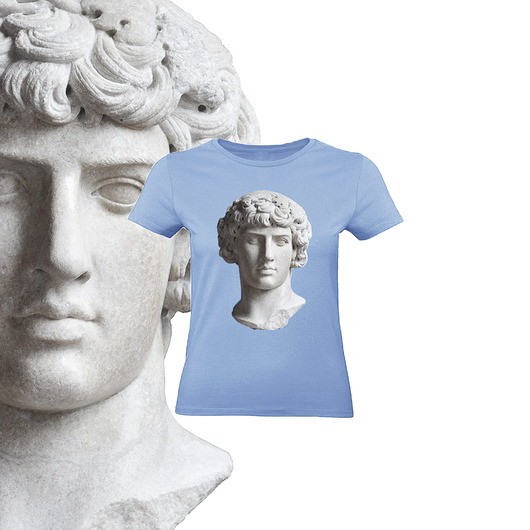 t-shirt damskie Błękitna koszulka damska  DAVID