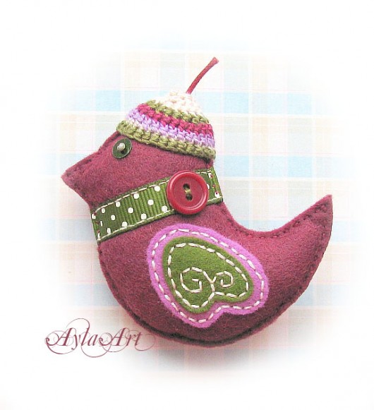 Bordo ćwirek w bereciku :) AylaArt