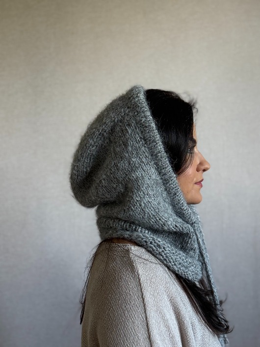 czapki damskie Balaclava szara