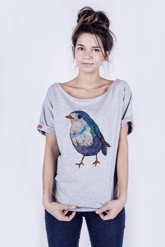 T-shirt damski 'koliber' dziendobry
