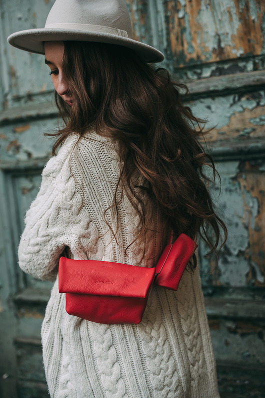 saszetka nerka Dual Bag Red