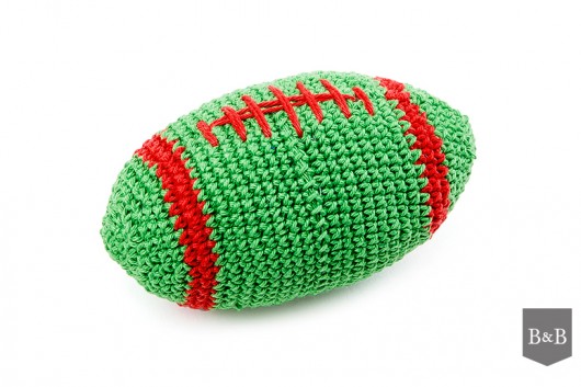 Zabawka Piłka Rugby Green Bowl and Bone Republic