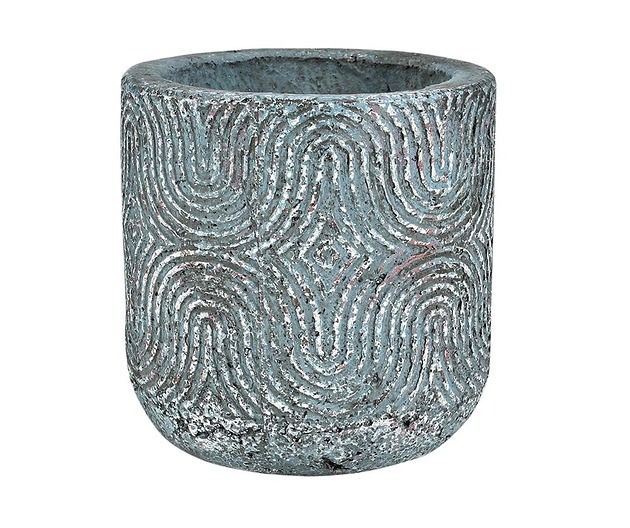 doniczki Doniczka osłonka Azzurro 16x16cm, beton