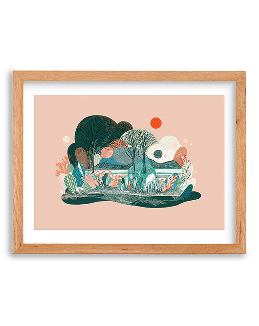 Wiosna rena illustration