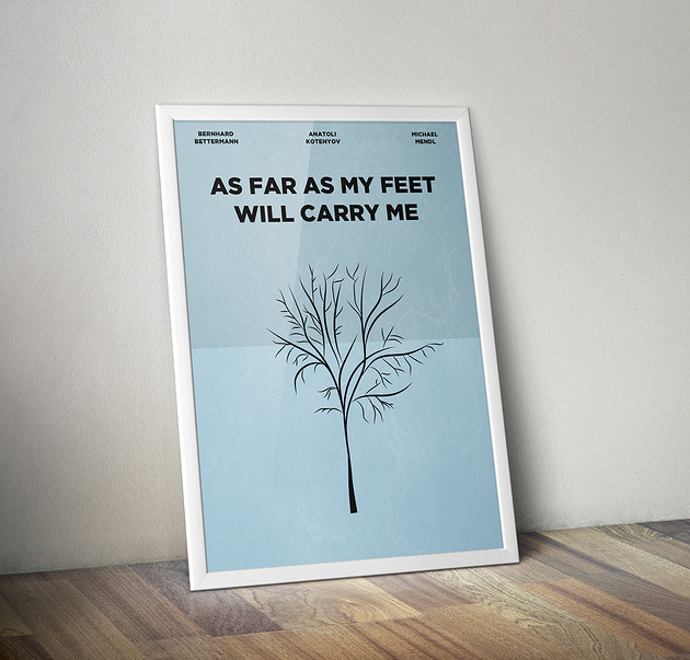 grafiki i ilustracje Plakat As Far as My Feet Will Carry Me - Jeniec: Tak daleko jak nogi poniosą