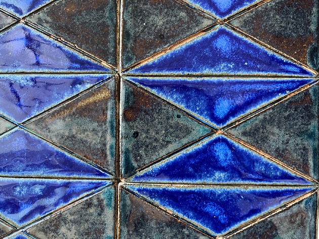 kafle i panele Zestaw kafli ceramicznych "Borblau"