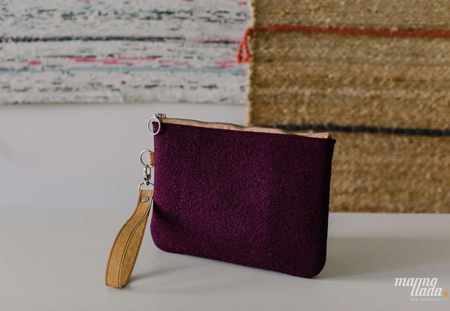 kopertówki Marmollada - kopertówka filcowa oberżyna + b