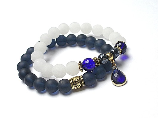 Navy blue and white vol. 17  /25.01.17/ duo KiKa pracownia