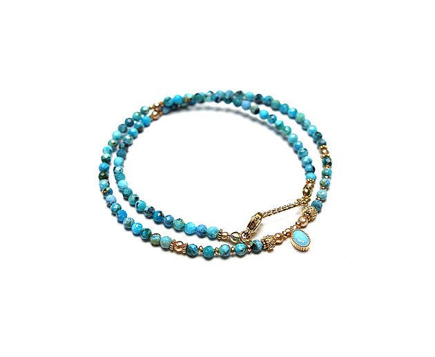 chokery Opal niebieski  /17.07.25/ choker -  Szlachetna kolekcja