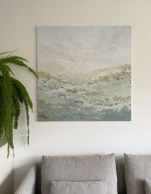 obrazy Obraz na płótnie 110x110 cm  farby akrylowe