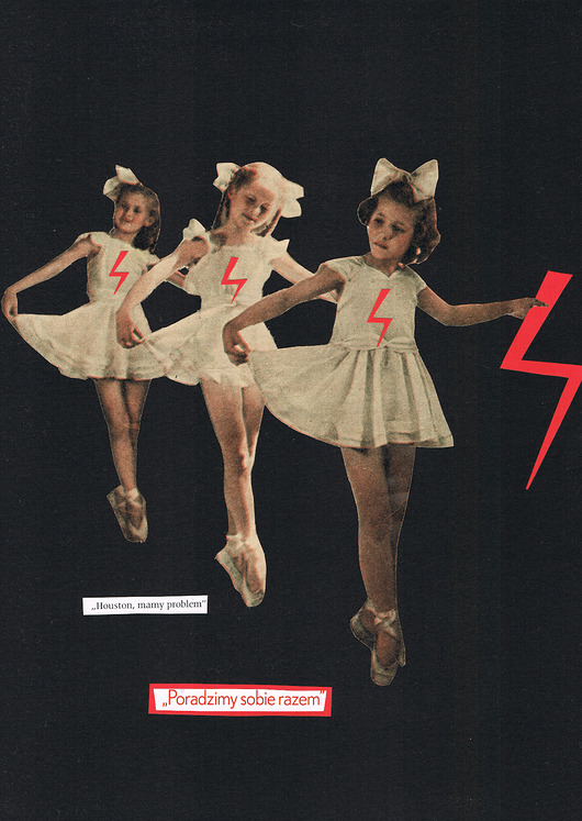 Dobre Wróżki  - Kolaż A4 - plakat - wydruk Magda Rzeźniczak